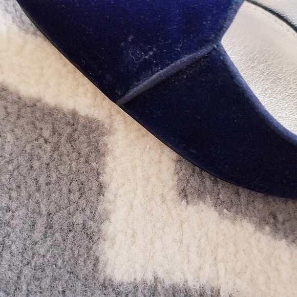 Adrianna Papel Havana Navy Velvet Heels - Picture 8 of 8
